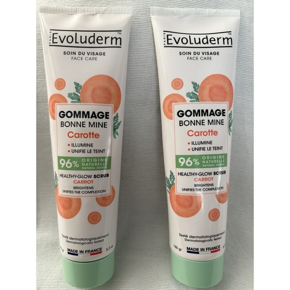 Evoluderm Other - Evoluderm Gommage Bone Mine Carotte Soin Du Visage Face Care Carrot Glow Scrub